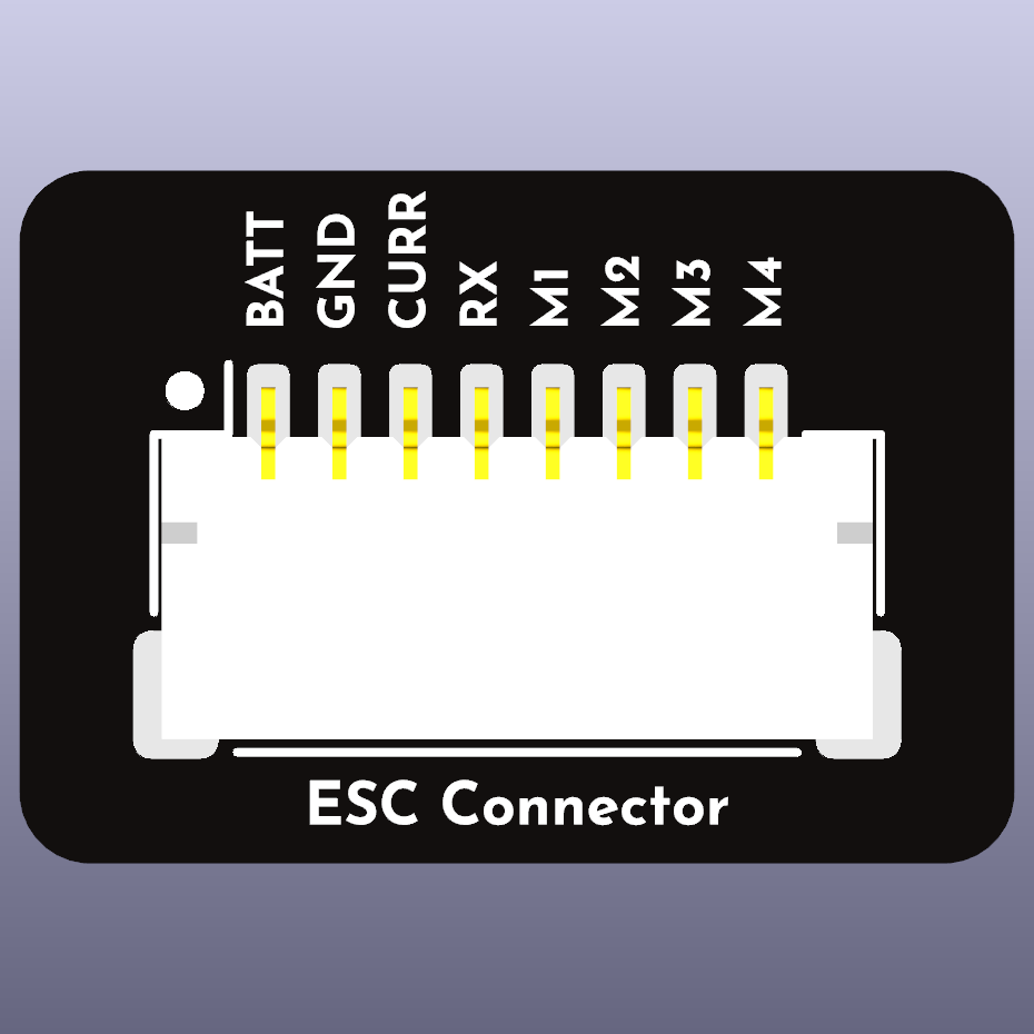 ESC Connector Board Render