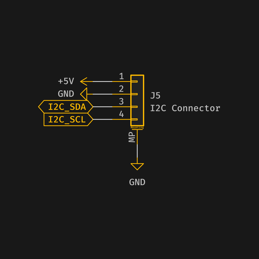 I2C Connector Schematic